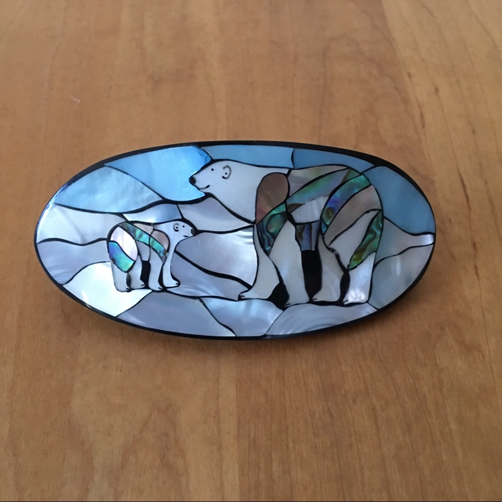 🌺Pearl mosaic hair grip with unique design🌺